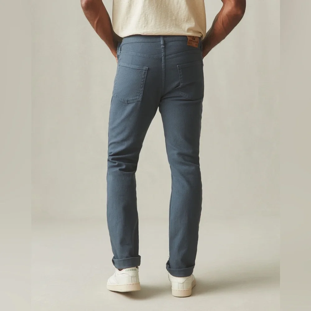 NWOT American Giant Men's Roughneck Pant Straight Vintage Indigo 32 x 30 Casual - Picture 3 of 13